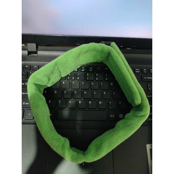 Băng đô quấn tóc khi hấp hay tra dập số 2