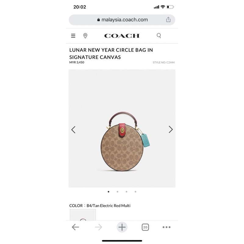 🎀  TÚI SẴN ĐÓN TẾT -  TÚI COACH TRÒN - TẾT 🧧 2021