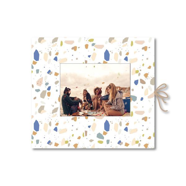 Memory Journal - Sổ dán ảnh Scrapbook ruột Trơn Crabit - Marble