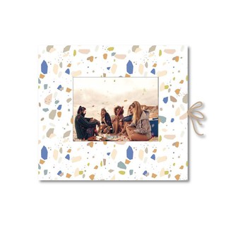 Memory Journal - Sổ dán ảnh Scrapbook ruột Trơn Crabit - Marble