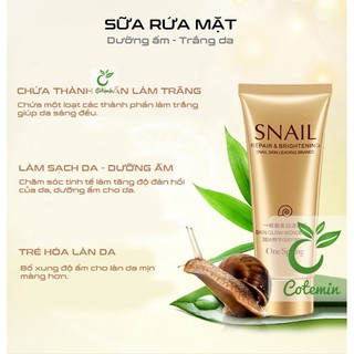 Sữa rửa mặt ONE SPRING ốc sên