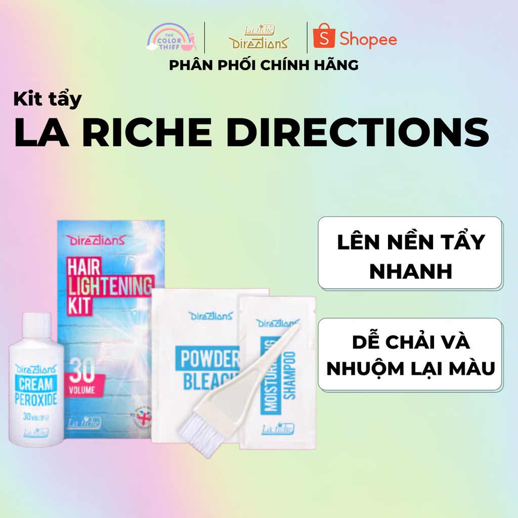 Set tẩy La Riche Directions Hair Lightening Kit