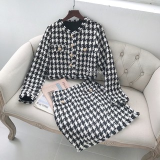 Set dạ tweed Diana set - MOONHEE
