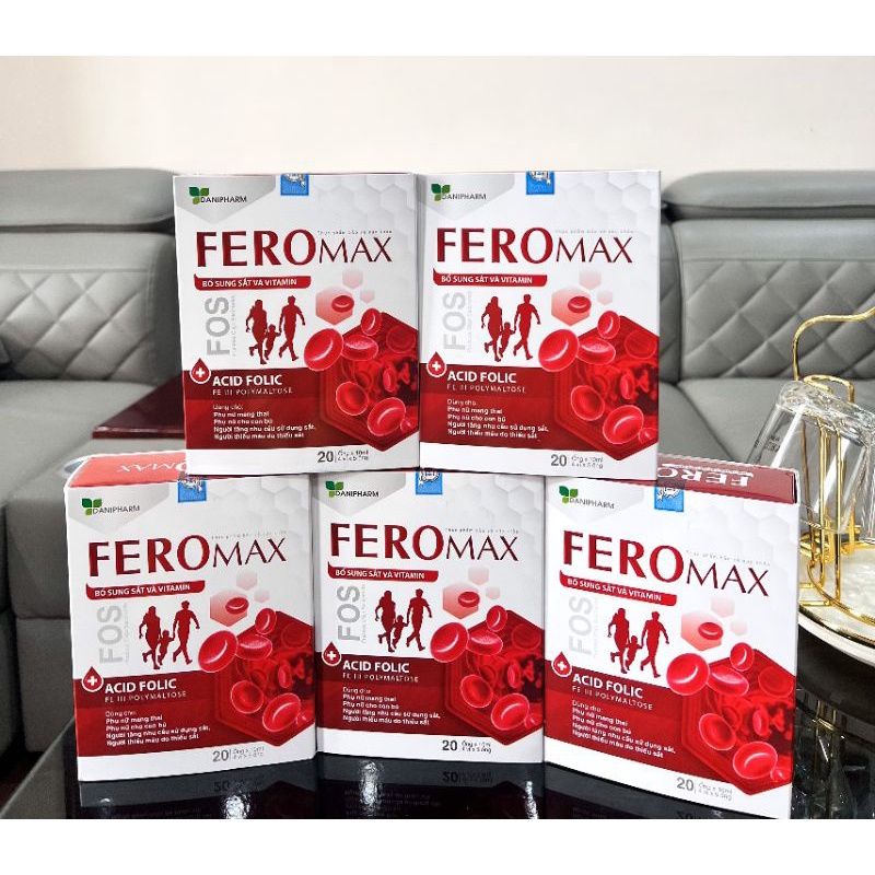 Sắt nước Feromax giúp cải thiện tình trạng thiếu máu do thiếu sắt