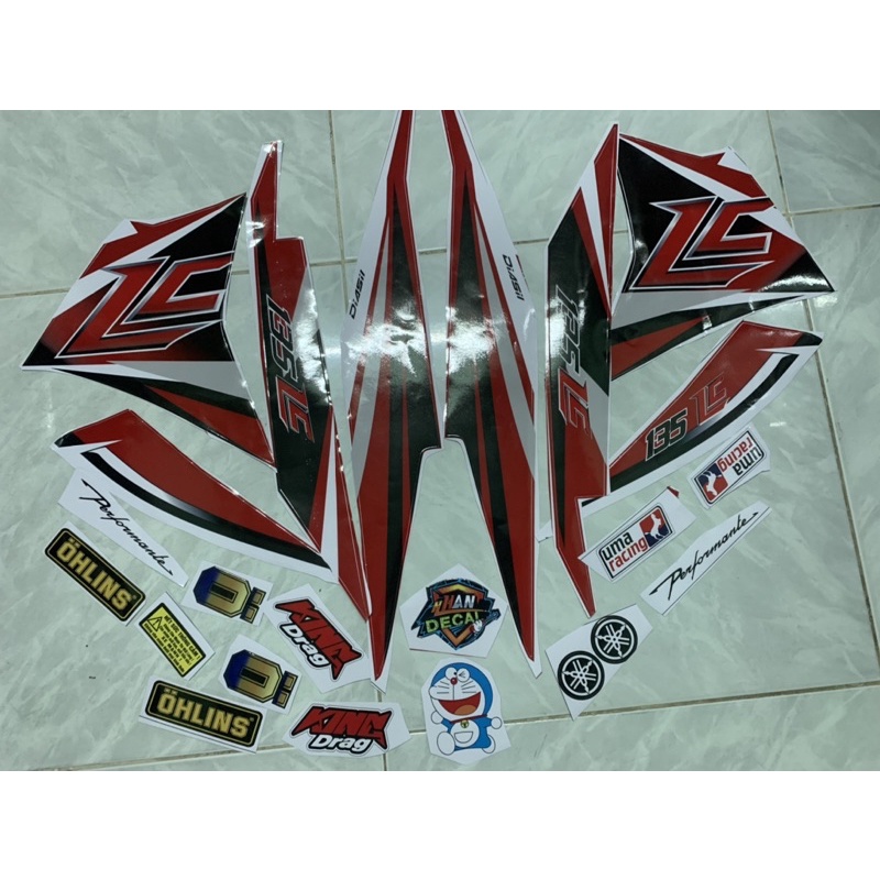 Tem exciter 135 LC đỏ