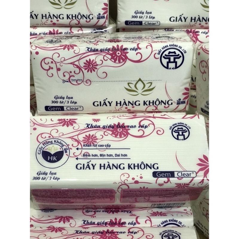 khăn giấy rút hàng không 3 lớp