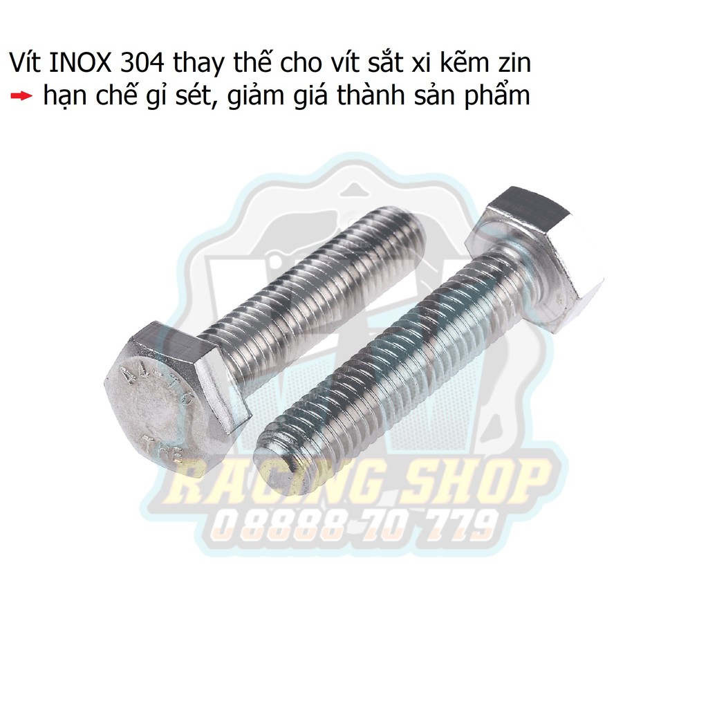 Gác Chân Trước Winner X (Pat Nhôm, Cao Su, Pas Sắt, Chốt, Lò Xo, Đệm Pass)