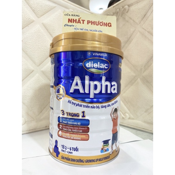 SỮA BỘT DIELAC ALPHA THƯỜNG SỐ 1, 2, 3, 4 ( LON 900g)