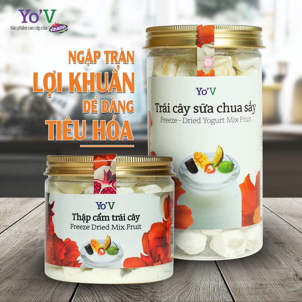 Sữa Chua Sấy Đông Khô Yo'V Vinamit Trái Cây Thập Cẩm | BigBuy360 - bigbuy360.vn