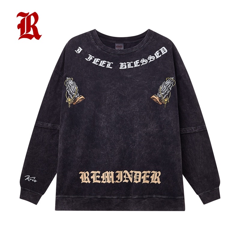 Áo Sweater Pray Skull Long Sleeve Local Brand Nam Nữ Unisex