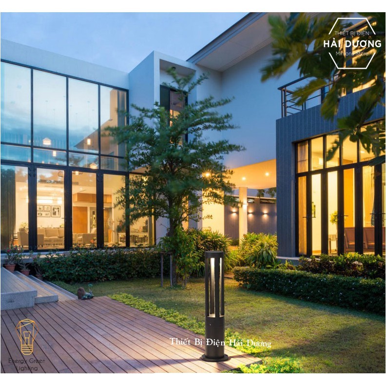 Đèn Sân Vườn Trụ Cột Chiếu Sáng Lối Đi DSV-816 60cm - Led Siêu Sáng - Ánh Sáng Vàng