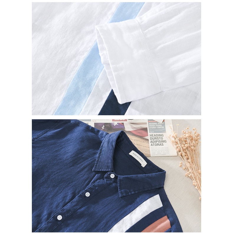 Áo Sơ Mi Tay Dài Dáng Rộng Thời Trang Cho Nam