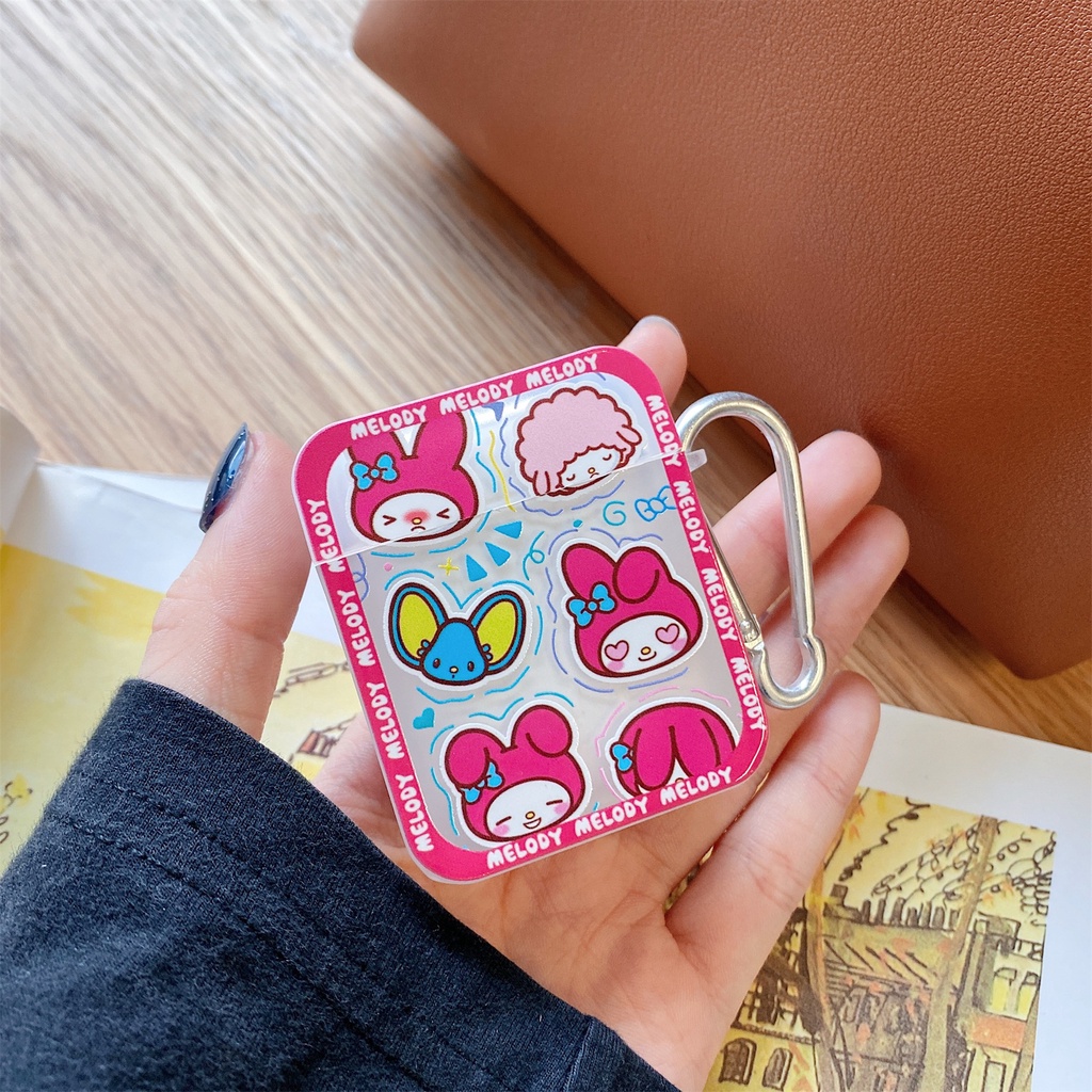 Vỏ bảo vệ hộp sạc tai nghe bluetooth Airpod 2/pro/3/1