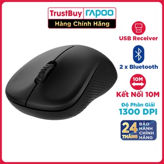 Chuột không dây silent wireless rapoo m160 - hàng chính hãng