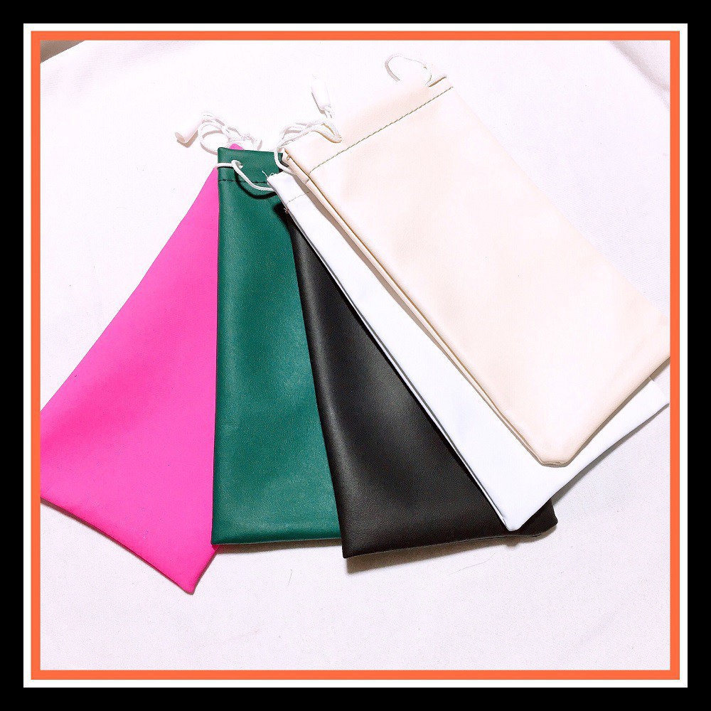 Túi da đựng kính mắt -gọng kính giả cận thời trang nhận cắt mắt cận viễn loạn | BigBuy360 - bigbuy360.vn