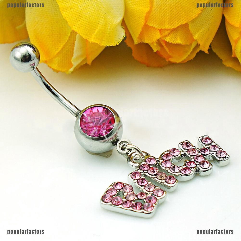 Khuyên Rốn Đính Đá Quyến Rũ Hợp Thời Trang