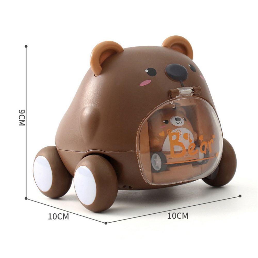 CHOOKEY Xe Đồ Chơi Mini Họa Tiết Hoạt Hình Dùng Làm Quà Tặng Sinh Nhật Cho Bé