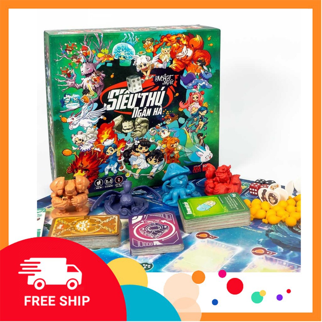 Board Game Lớp Học Mật Ngữ - Cuộc Đua Sao Chổi Và Siêu Thú Ngân Hà Về 12 Cung Hoàng Đạo