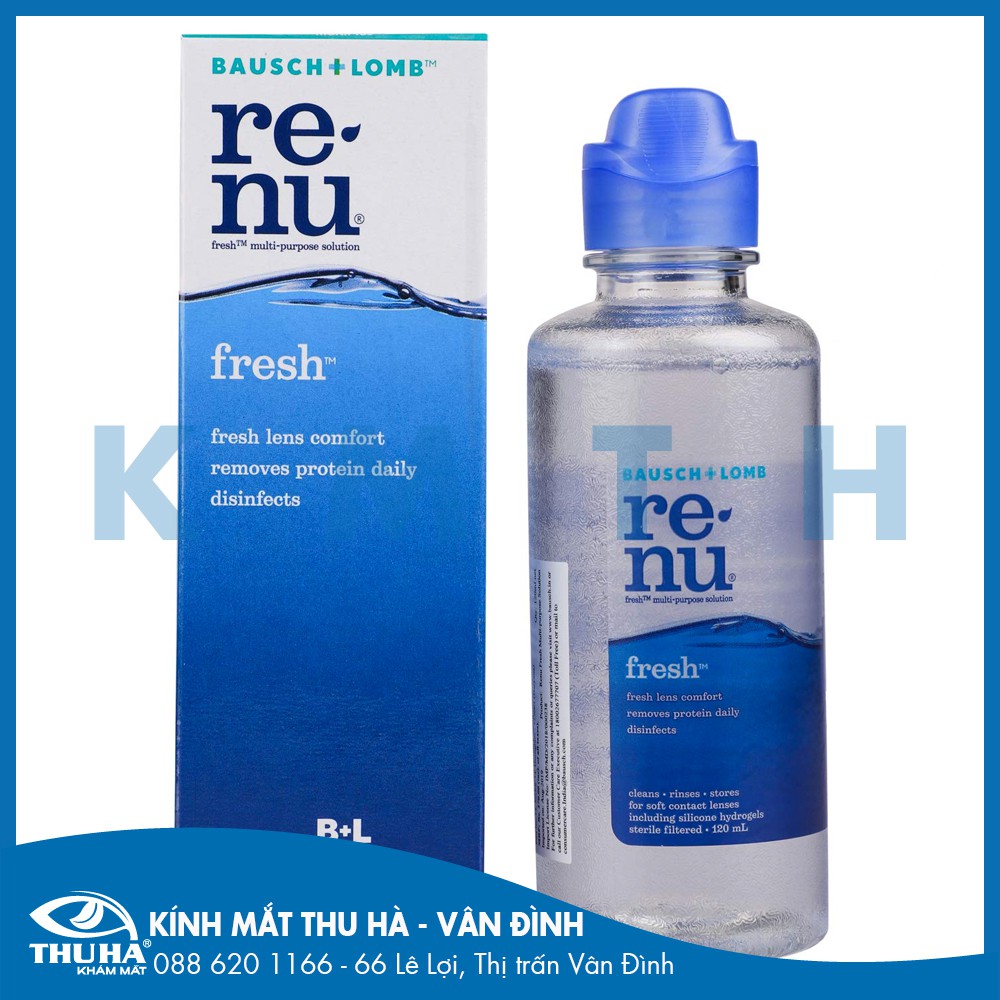 Nước ngâm lens Renu Fresh 120ml