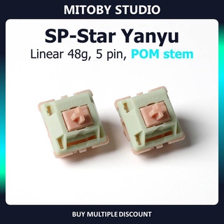 SP STAR YANYU linear switch công tắc bàn phím cơ Sp-Star Yanyu switch - Mitoby Studio