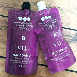 THUỐC DUỖI TÓC VIL (200ml x 2)