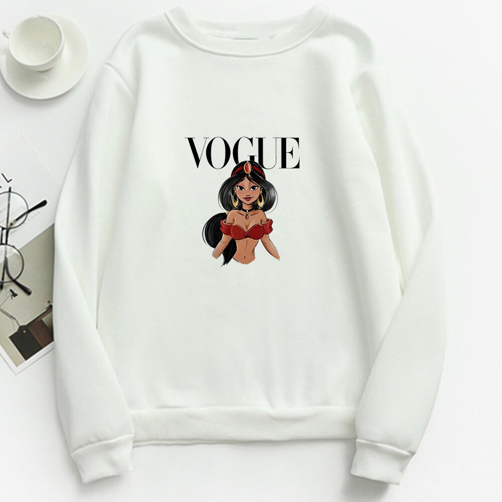 Áo Hoodie In Hình Công Chúa Jasmine Disney Thời Trang Cho Nữ