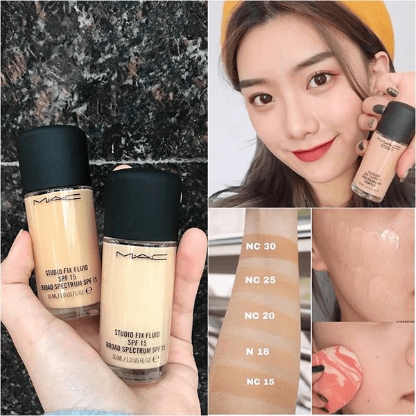 [Chính hãng] Kem nền kiềm dầu chống nắng MAC Studio Fix Fluid Foundation SPF15 30ml