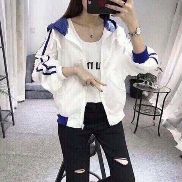 Áo khoác dù 2 lớp sọc | BigBuy360 - bigbuy360.vn