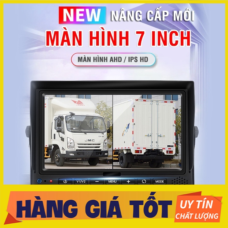 Màn Hình LCD IPS Ô Tô 7 Inch AHD Cổng GX12