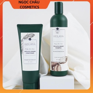 Dầu gội gừng trắng ngăn rụng và kích mọc tóc Weilaiya Ginger Shampoo 400ml