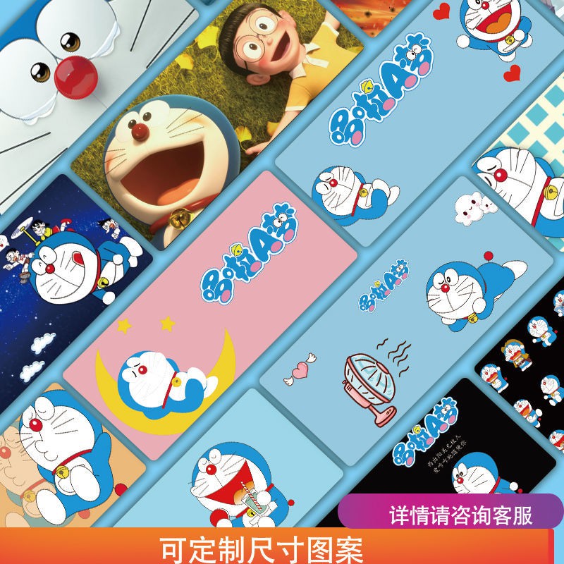 Miếng Lót Chuột Máy Tính Cỡ Lớn Hình Doraemon Đơn Giản Dễ Thương