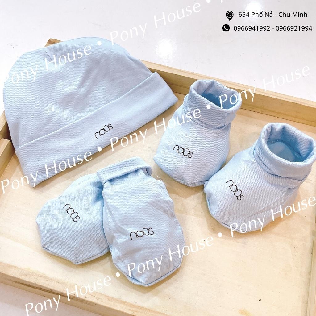 Set Mũ, Bao Tay, Bao Chân Nous Petit - Phụ Kiên Cho Bé Sơ Sinh/ Newborn/NB