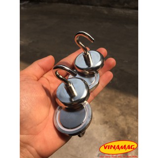 Móc treo nam châm siêu mạnh - kích thước d42 - lực giữ 15kg