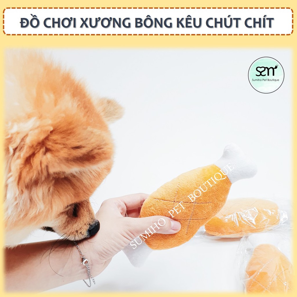 Đồ chơi tương tác với thú cưng Sumiho – Xương bông kêu chút chít