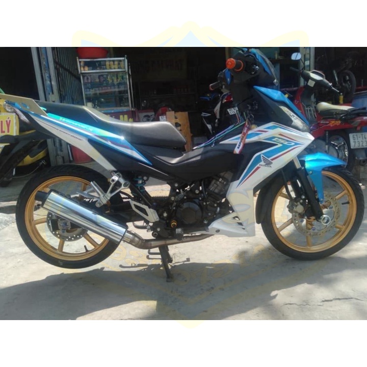 ( Quí khách vui lòng mang ra tiệm cho thợ dán ) Tem winner Repsol xám đen