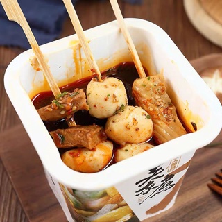 Lẩu cốc viên hải sản hongkong, lẩu cốc miến full topping mực, cá viên, chả cá, phomai...