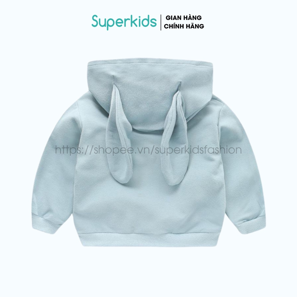 Áo nỉ hoodie tai mèo dễ thương cho bé 8-18kg QATE732