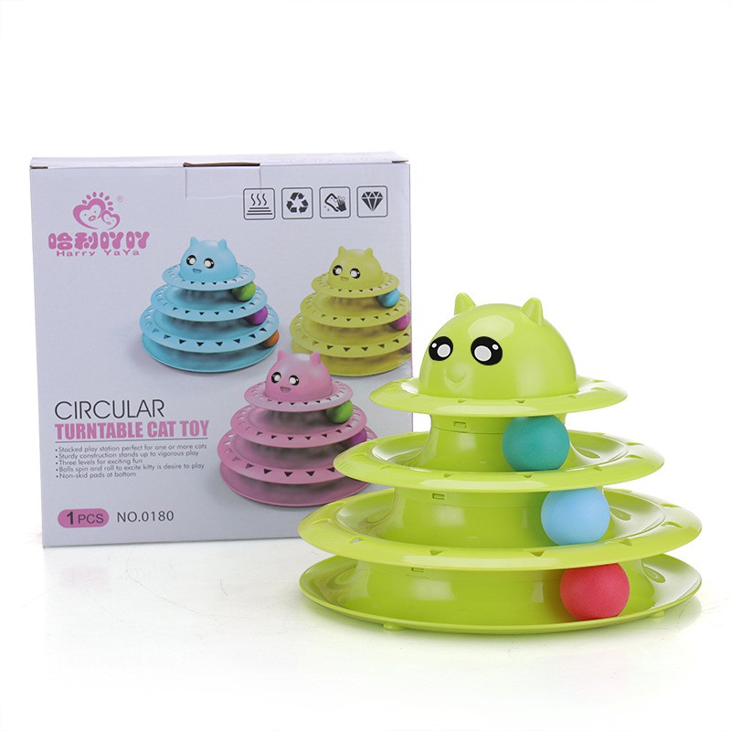Đồ Chơi Cho Mèo 3 Tầng Cao Cấp - Mã DCCM137