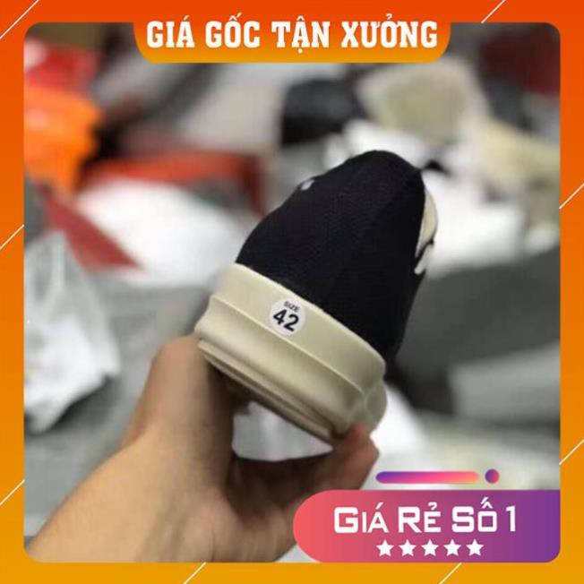 [ 💝 GIÁ SALE] Giày rick owen cổ thấp 🌟  R🔥E🔥P 1:1 VN đế thơm Full box + Bill