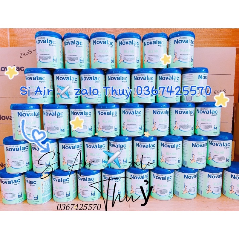(Date 1/2025 đủ bill) Sữa gạo Novalac Riz Ar hộp 800g của Pháp