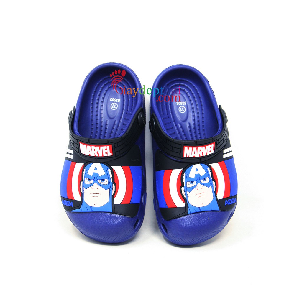 Giày Sục Nhựa Thái Lan bé Trai Siêu Nhân Adda Marvel 53502/53504 (Hình ngẫu nhiên)
