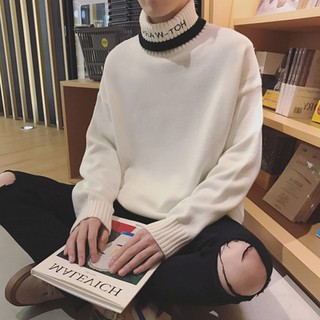 Áo len nam cao cổ phong cách hàn quốc - truất