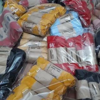 Áo gap cổ tim đủ màu hình thật