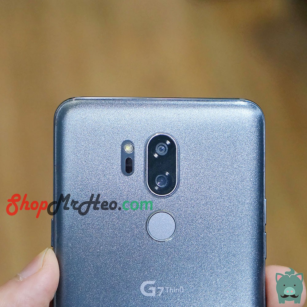 Skin Dán Mặt Sau Lưng Vân 3D LG G7 ThinQ - Carbon, Hình hộp, Nhám, Vân da