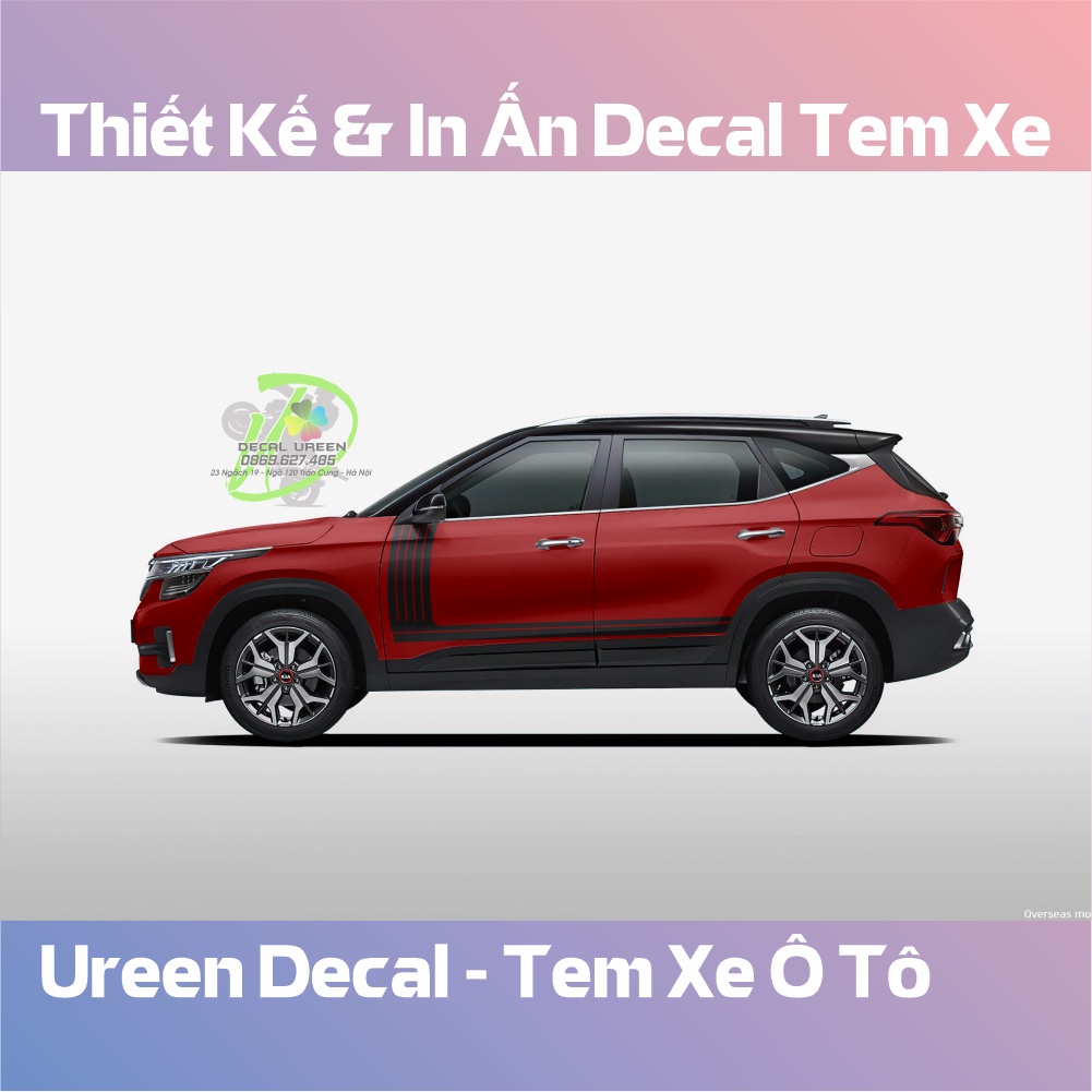 Decal Tem Xe SELTOS Mẫu 011