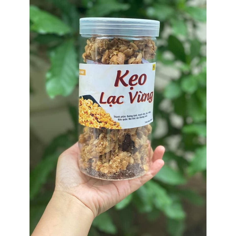 Kẹo lạc vừng ròn tan handmade 43k /lọ 300g