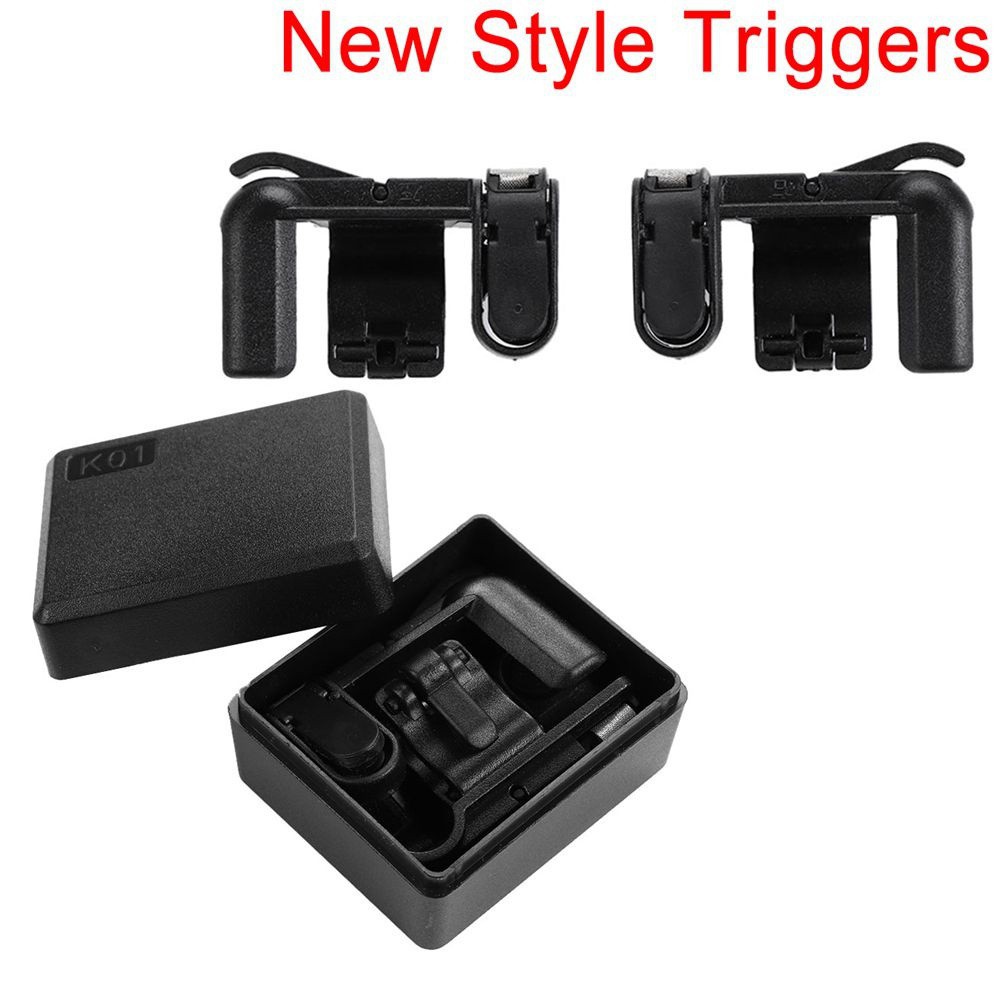 1 Pair Auxiliary Key Phone Gamepad Sooting Trigger PUBG Mobile Cellphone Game Co