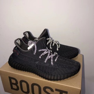 Giày Sneaker Yz Màu Đen Phản Quang Dây [Full Box]