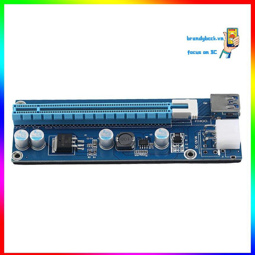 Card Đồ Họa Mở Rộng Pci-E1X Sang 16x 6pin Thẻ | BigBuy360 - bigbuy360.vn