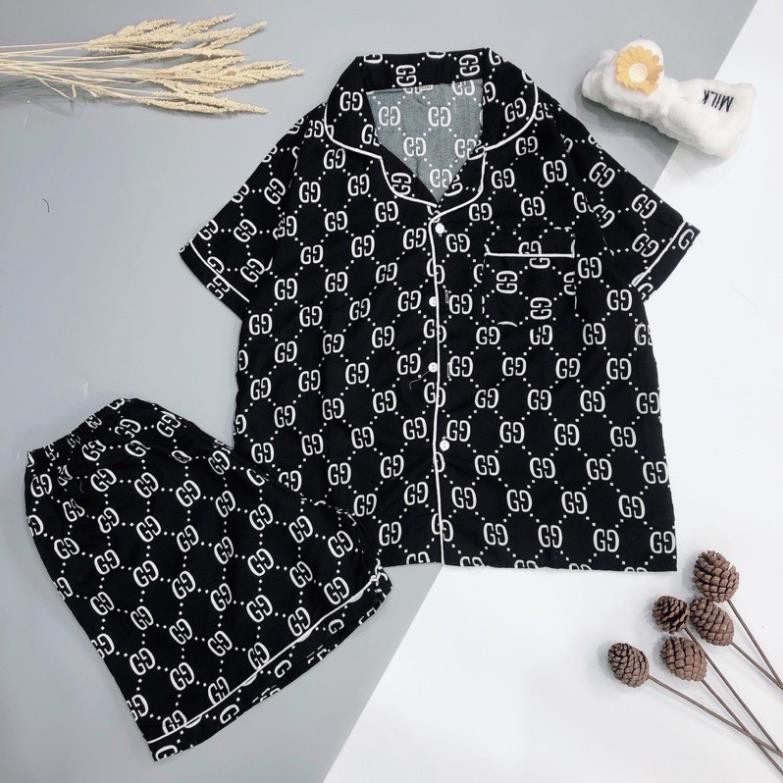 ĐỒ BỘ PIJAMA ĐÙI MỀM MẠI HÀNG MẶC HỀ ÁO CỘC QUẦN ĐÙI- MÀU NGẪU NHIÊN